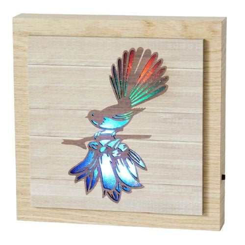 Fantail Colour Changing LED Plaque