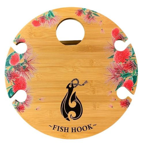 Fish Hook Bamboo Round Table