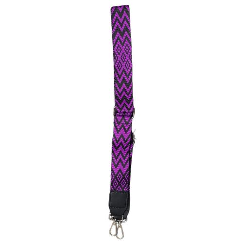 Black & Purple Handbag Strap