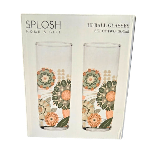 Amber Garden Glasses - Set of 2