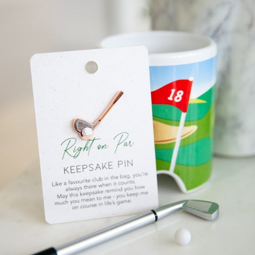 Right On Par Pin