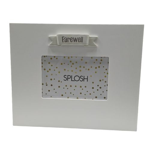 Farewell Signature Frame - White