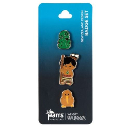 Maori Boy Badge Set