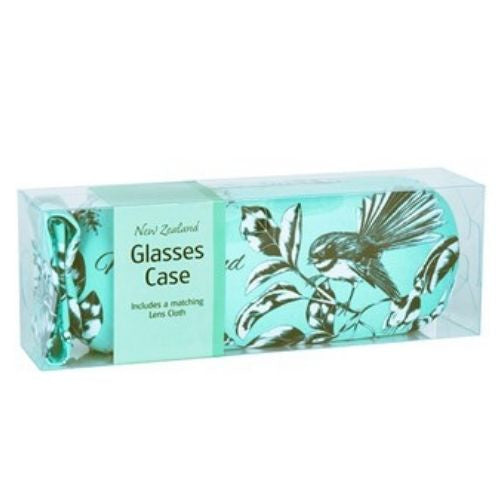 Birds Pastel Blue Glasses Cases