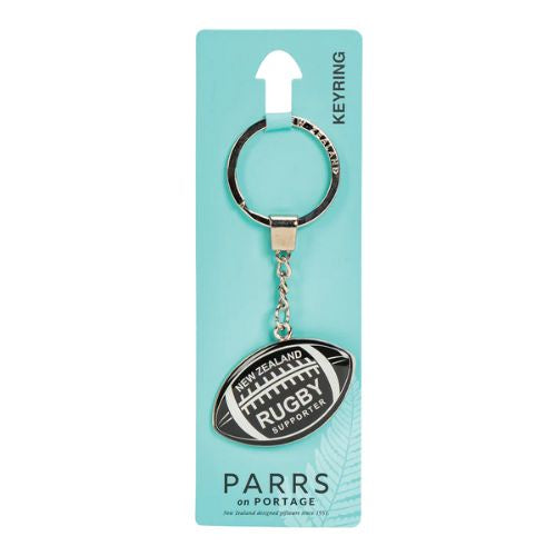 NZ Rugby Ball Keyring
