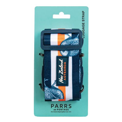 Kiwi Stripe Luggage Strap