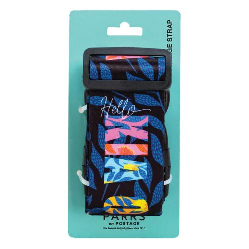 Kia Ora Florals Luggage Strap