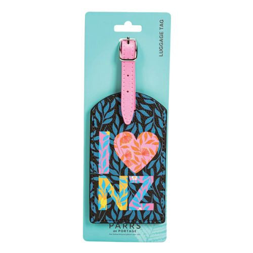 Kia Ora Florals Luggage Tag