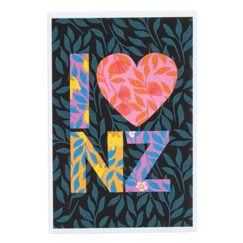 Kia Ora Florals I Luv NZ Magnet