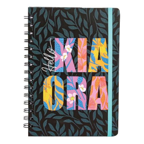 Kia Ora Florals Spiral Notebook