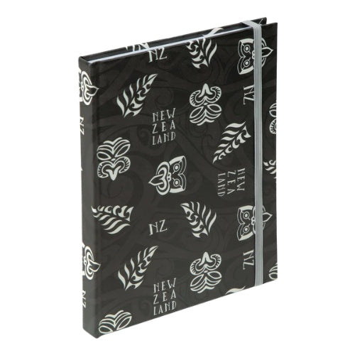 Silver Fern Teko Notebook - Black