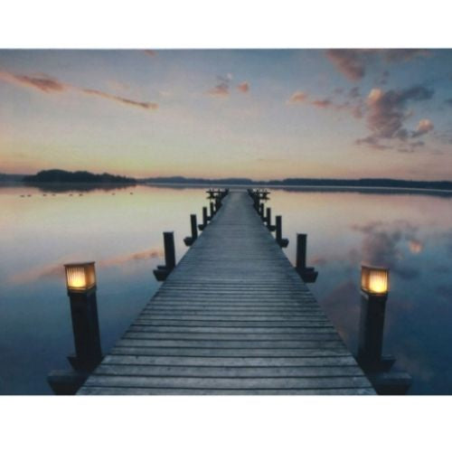 Print - Canvas - LED - 30x40cm - Romantic Stroll