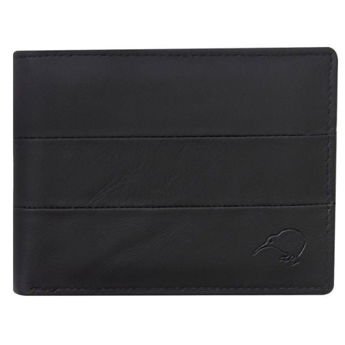 NZ Kiwi Leather Stripe Wallet
