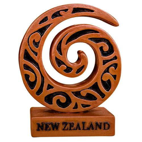Whakairo Koru - Brown