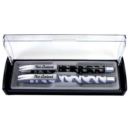 Black & White NZ Ferns Pen Set - 2pc
