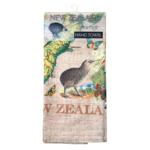 Map Hand Towel