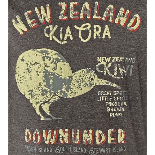 Adults Kia Ora Tee - Slate