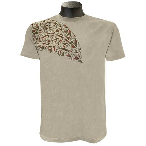 Adults Tauihu Tee Shirt - Clay