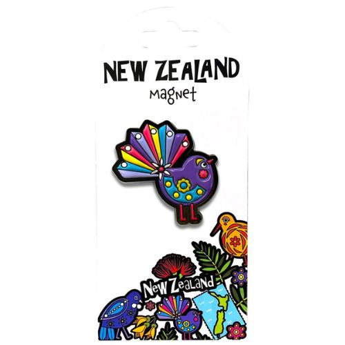 Retro Fantail Enamel Magnet