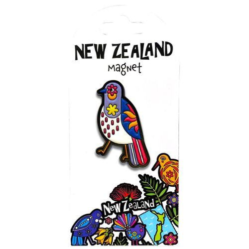 Retro Kereru Enamel Magnet