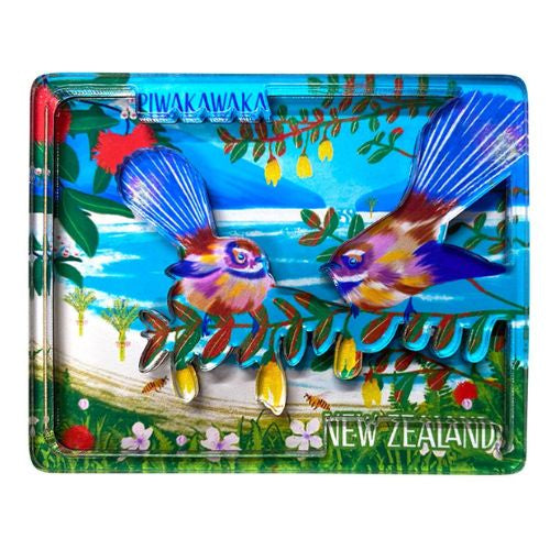 Fantail Painting 3D Magnet