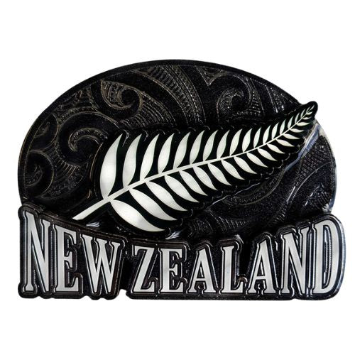 Tattoo Fern Foil MDF Magnet