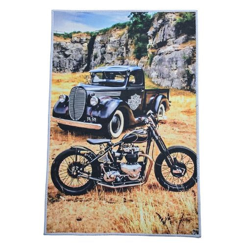 Ford Pickup & Triumph Bike Mat