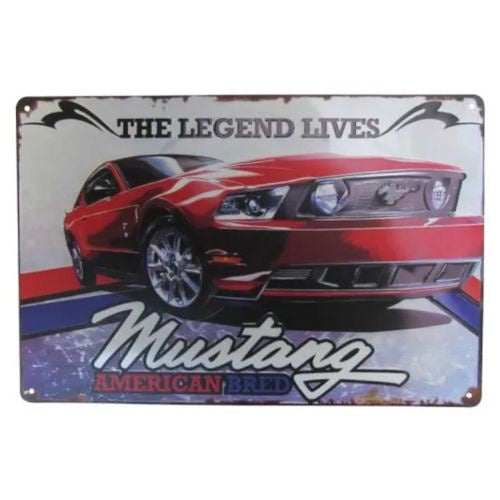 Ford Mustang Legend Tin Sign