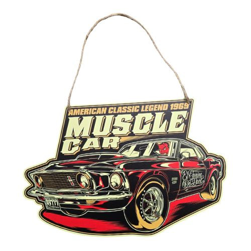 American Muscle Car Tin Sign
