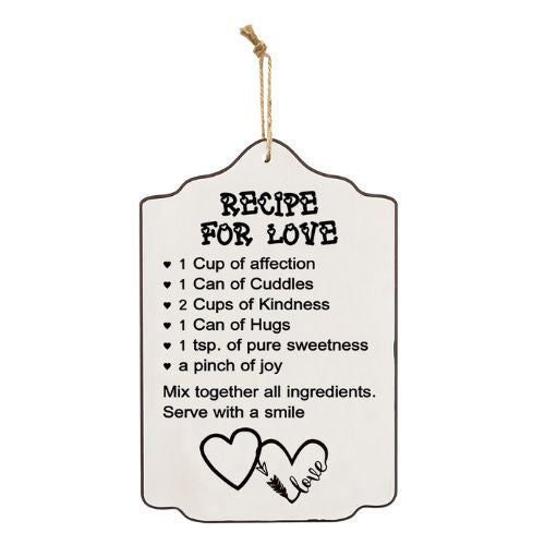 Recipe For Love Sign