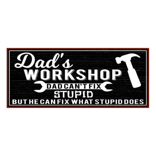 Dad's Workshop Tin Sign