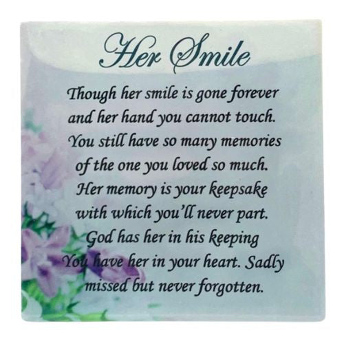 Her Smile Plaque