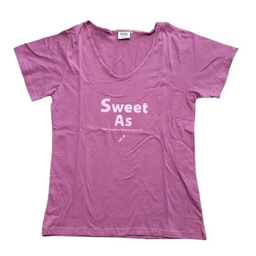 Adult Ladies Sweet As Tee - Aubergine