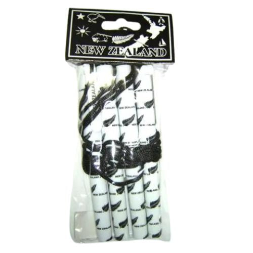 NZ Silver Fern Pen on Rope - 4pc