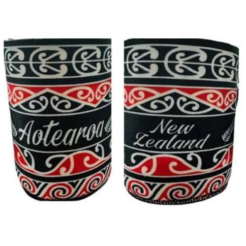NZ Aotearoa Maori Pattern Can Cooler