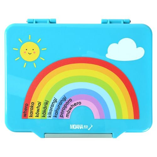Te Reo Maori Rainbow Lunch Box