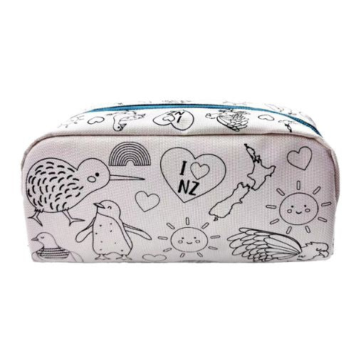 Moana Road Colour In' Kids Pencil Case