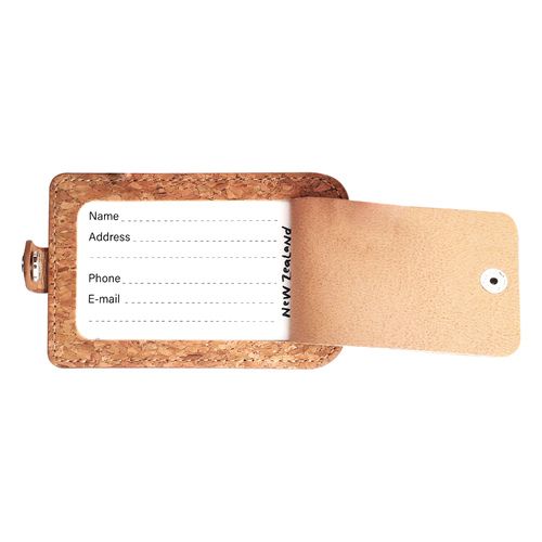 I'm Not Lost Cork Luggage Tag