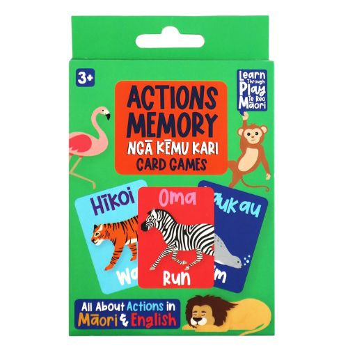 Te Reo Māori Memory Card Game - Actions