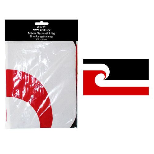 NZ Māori Material Flag - 107x182cm