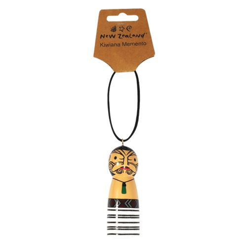 NZ Māori Tane Peg Doll Hanging Ornament