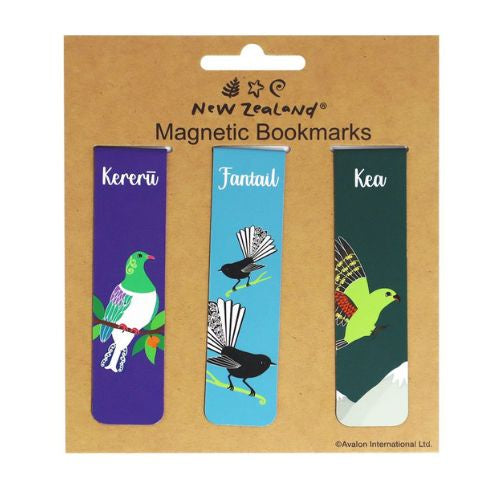 NZ Birds Magnetic Bookmark 3pc