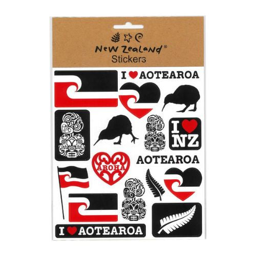 NZ Māori Aroha Stickers