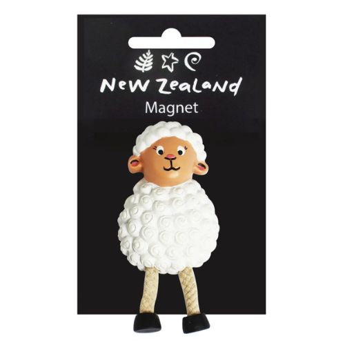 NZ Sheep with Rope Legs Magnet