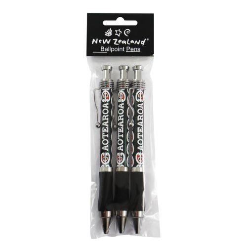NZ Aotearoa Ballpoint Set - 3pc
