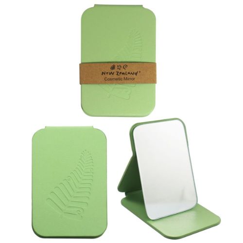 NZ Fern Cosmetic Mirror - Green