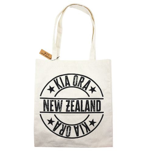 NZ Kia Ora Cotton Tote Bag