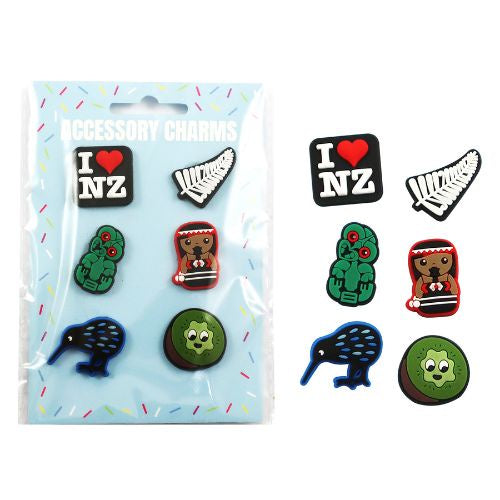 NZ Kiwiana Soft Charms - 6pc
