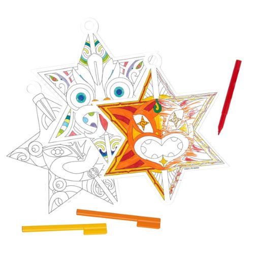 Matariki Colour-In Star Set - 36pc