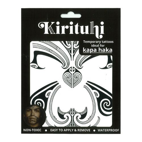 NZ Māori Temporary Tattoo Facial 1pc